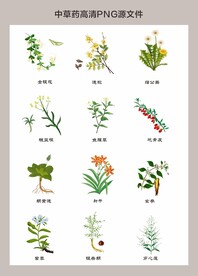 中药材高清png图片