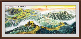 万里长城国画