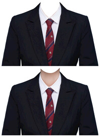 女证件照西装衣服素材