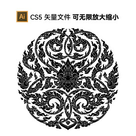 东南亚泰式花纹