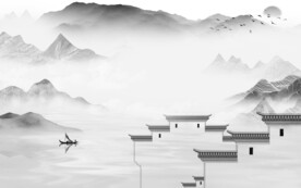 大气 新传中式山水 TIF分层