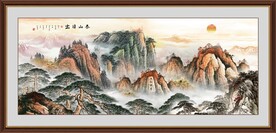 五岳独尊泰山日出