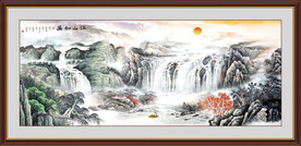 客厅山水画