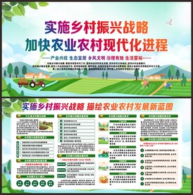 乡村振兴展板
