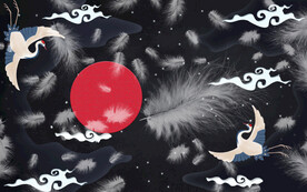 国潮中式背景墙