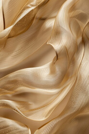 3d金色抽象波浪绸缎布纹背景