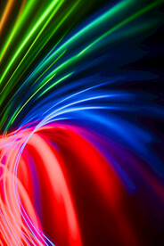 3d多彩抽象霓虹灯背景