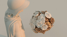 鲜花盛开的声音C4D源文件