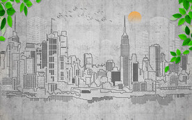 现代简约水泥墙背景墙