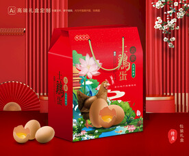 土鸡蛋包装 土特产礼盒