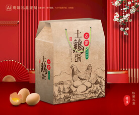 土鸡蛋包装 土特产礼盒