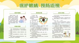 爱眼日展板