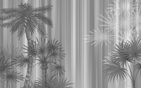 北欧热带雨林植物背景墙装饰画