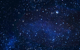蓝色宇宙星空背景