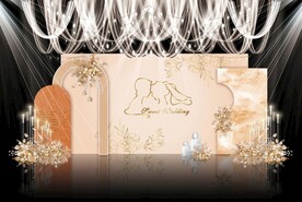 香槟色婚礼效果图