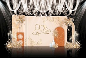 香槟色婚礼效果图