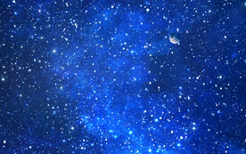 蓝色星空背景吊顶