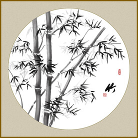 竹子装饰画