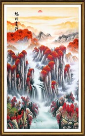 鸿运当头国画 