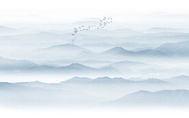 山水水墨画
