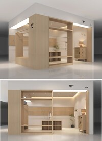 服装店面设计  档口设计效果 