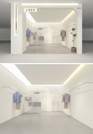 服装店面设计  档口设计效果 