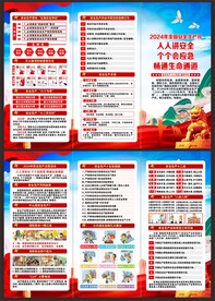 安全生产月宣传折页