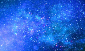 蓝色宇宙星空背景