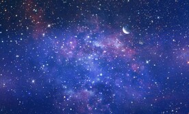 蓝色宇宙星空图