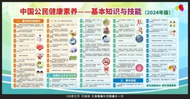 中国公民健康素养宣传栏