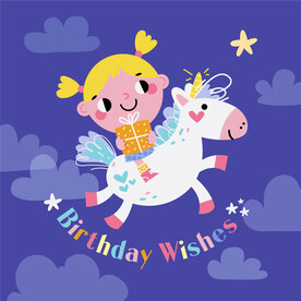 卡通图案  童装印花 独角兽