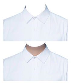男人白衬衫证件照衣服素材