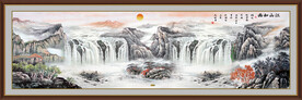 巨幅山水画
