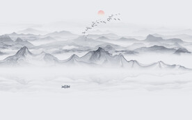 意境水墨山水