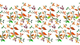 高清分层透明底彩花花藤打印图