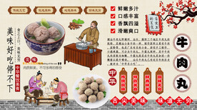 牛肉丸背景墙