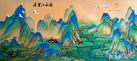 水墨山水画