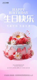 生日祝福海报