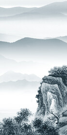 高档 现代山水玄关 TIF分层