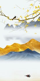 高清 现代山水玄关 TIF分层