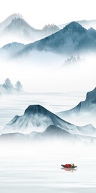 高端 现代山水玄关 TIF分层