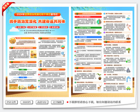 世界防治荒漠化和干旱日宣传单