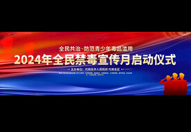 2024年全民禁毒月宣传展板