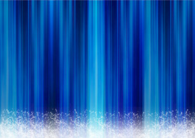 蓝色流线型瀑布