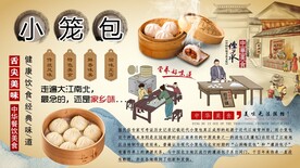 小笼包背景墙