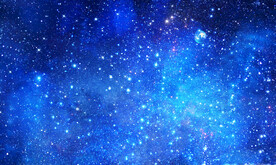 蓝色宇宙星空背景