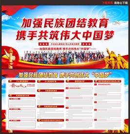 民族团结宣传栏