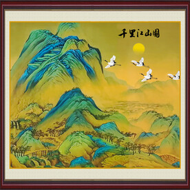 千里江山装饰画