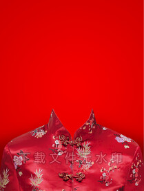 老年像唐装 女性