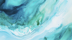 绿色水彩水墨背景